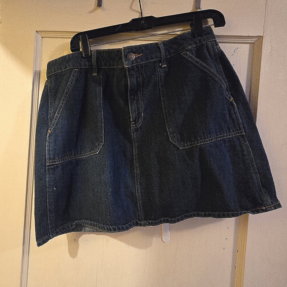 Denim Mini Skirt